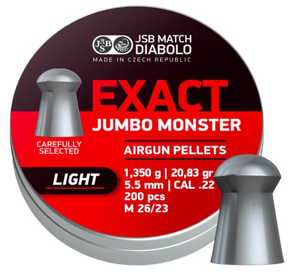 JSB Exact Jumbo Monster -- Light  .22 cal